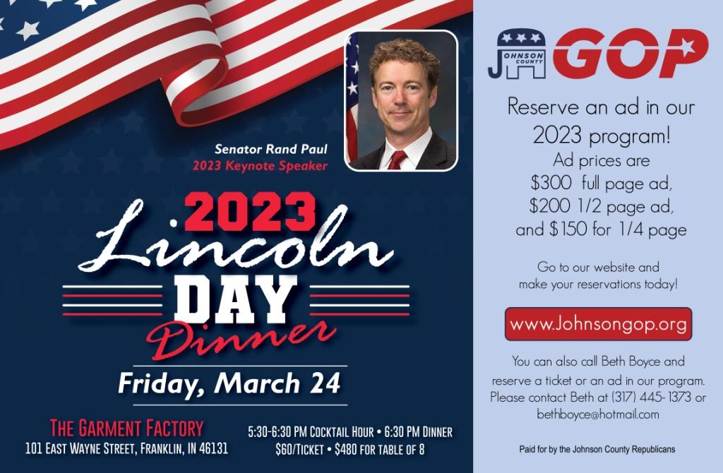 2023 Lincoln Day Dinner